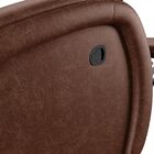 Poltrona Do Papai Reclinável Napoli Glider Giratória Pu Marro