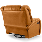 Poltrona Do Papai Reclinável Napoli Glider Giratória Pu Whisk