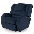 Poltrona Do Papai Reclinável Napoli Glider Giratória Usb Pu A