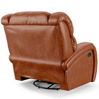 Poltrona Do Papai Reclinável Napoli Glider Giratória Usb Pu B