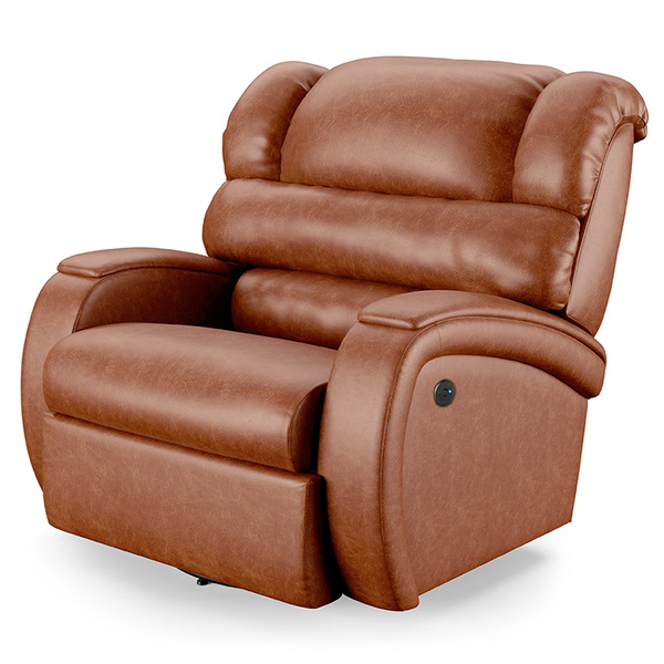 Poltrona Do Papai Reclinável Napoli Glider Giratória Usb Pu B