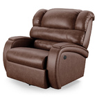 Poltrona Do Papai Reclinável Napoli Glider Giratória Usb Pu B