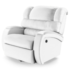 Poltrona Do Papai Reclinável Napoli Glider Giratória Usb Pu F