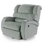 Poltrona Do Papai Reclinável Napoli Glider Giratória Usb Pu F