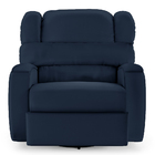 Poltrona Do Papai Reclinável Napoli Glider Giratória Usb Pu F