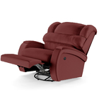 Poltrona Do Papai Reclinável Napoli Glider Giratória Usb Pu V