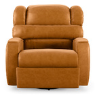 Poltrona Do Papai Reclinável Napoli Glider Giratória Usb Pu W