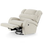 Poltrona Do Papai Reclinável Napoli Glider Giratória Usb Velu