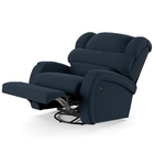 Poltrona Do Papai Reclinável Napoli Glider Giratória Usb Velu