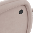 Poltrona Do Papai Reclinável Napoli Glider Giratória Veludo F