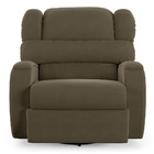 Poltrona Do Papai Reclinável Napoli Glider Giratória Veludo F