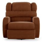 Poltrona Do Papai Reclinável Napoli Glider Giratória Veludo T