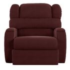 Poltrona Do Papai Reclinável Napoli Manual Gatilho Veludo Vin