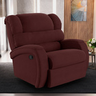 Poltrona Do Papai Reclinável Napoli Manual Gatilho Veludo Vin