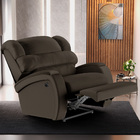 Poltrona Do Papai Reclinável Napoli Power Elétrica Usb Pu Mar