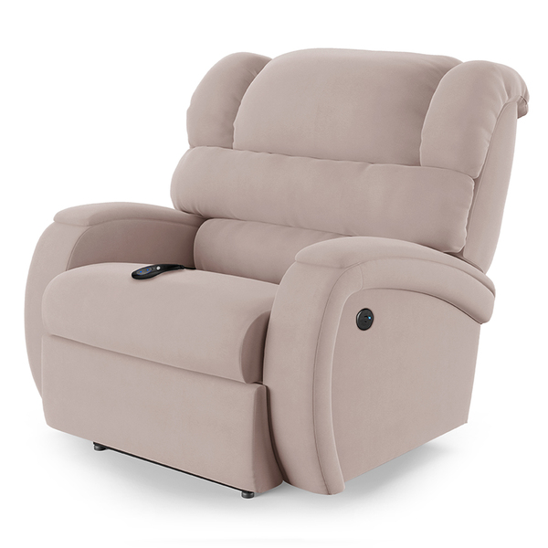 Poltrona Do Papai Reclinável Napoli Power Elétrica Usb Veludo