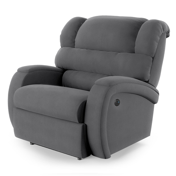 Poltrona Do Papai Reclinável Napoli Power Elétrica Usb Veludo