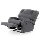 Poltrona Do Papai Reclinável Napoli Power Elétrica Usb Veludo