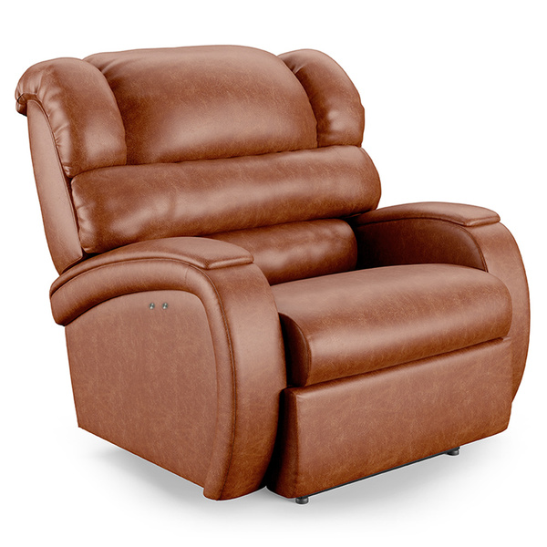 Poltrona Do Papai Reclinável Napoli Power Touch Pu Caramelo B