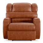 Poltrona Do Papai Reclinável Napoli Power Touch Pu Caramelo B