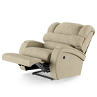 Poltrona Do Papai Reclinável Napoli Power Touch Usb Linho Beg