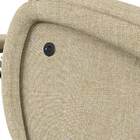 Poltrona Do Papai Reclinável Napoli Power Touch Usb Linho Beg