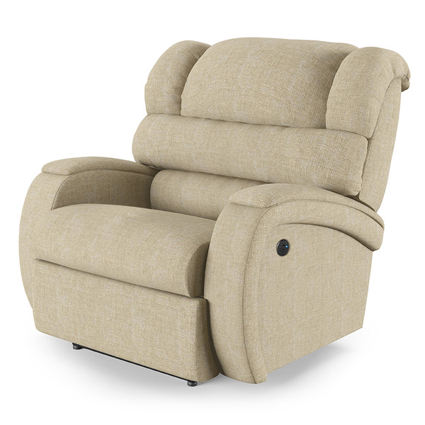 Poltrona Do Papai Reclinável Napoli Power Touch Usb Linho Fh1