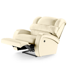 Poltrona Do Papai Reclinável Napoli Power Touch Usb Pu Bege F
