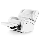 Poltrona Do Papai Reclinável Napoli Power Touch Usb Pu Branco