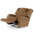 Poltrona Do Papai Reclinável Napoli Power Touch Usb Pu Carame