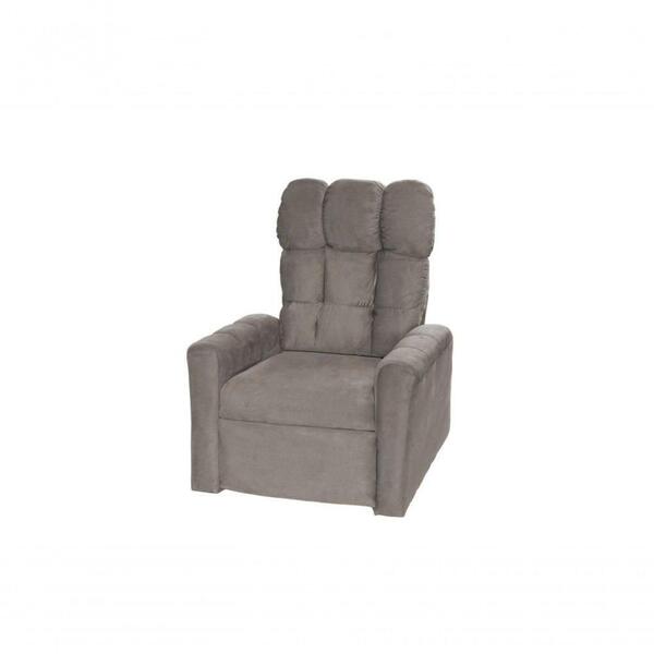 Poltrona Do Papai Reclinável Pajero - New Chumbo Pena