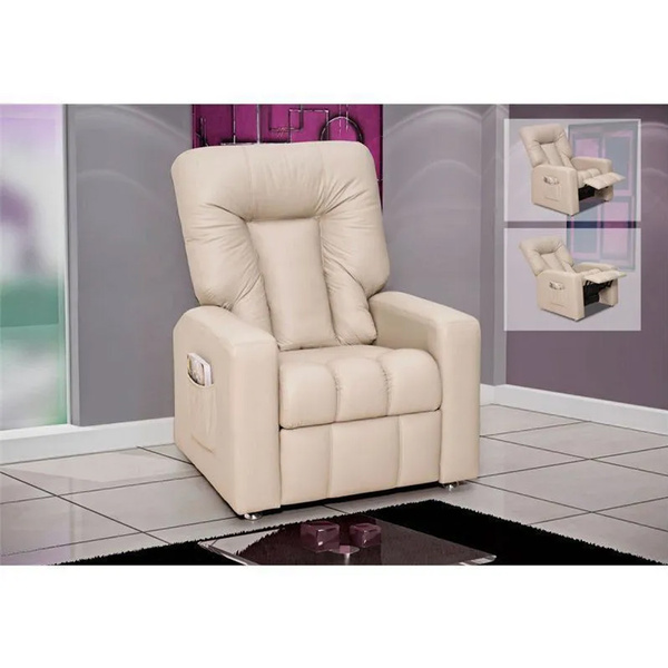 Poltrona Do Papai Reclinável Pallas Mx5 Corano E-290 Bege  -
