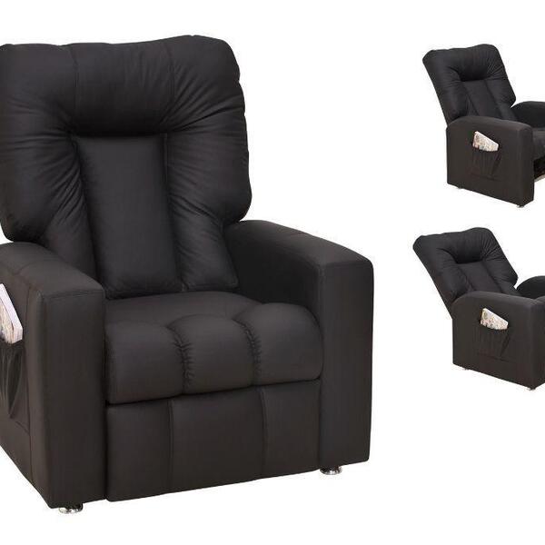 Poltrona Do Papai Reclinável Pallas Mx5 - Preto Corino