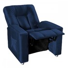 Poltrona Do Papai Reclinável Pallas Mx5 - Veludo Azul Marinho
