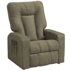 Poltrona Do Papai Reclinável Pallas Mx5 Veludo Bege B-255 G23