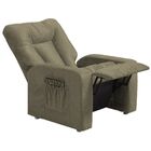 Poltrona Do Papai Reclinável Pallas Mx5 Veludo Bege B-255 G23