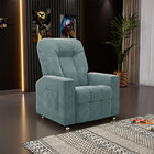 Poltrona Do Papai Reclinável Para Cinema Sora Veludo Fh1 - D'