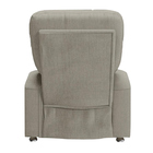 Poltrona Do Papai Reclinável Pequim Linho Bege G23 - Gran Belo