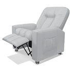 Poltrona Do Papai Reclinável Pequim Pu Branco G23 - Gran Belo