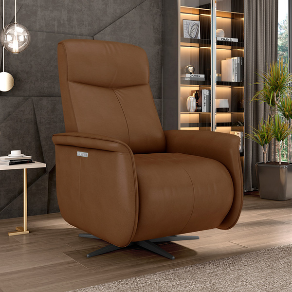 Poltrona Do Papai Reclinável Power Elétrica Anakin Base Estre