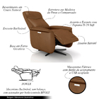 Poltrona Do Papai Reclinável Power Elétrica Anakin Base Estre