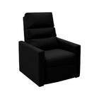 Poltrona Do Papai Reclinável Ravena Preto Star Confort