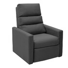 Poltrona Do Papai Reclinável Ravena Suede Cinza - Speciale Ho