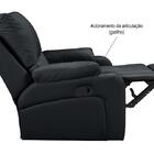 Poltrona Do Papai Reclinável Ravenna Zero Wall Corano Preto