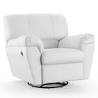 Poltrona Do Papai Reclinável Retrátil Taty D05 Corano Branco