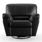 Poltrona Do Papai Reclinável Retrátil Taty D05 Corano Preto -