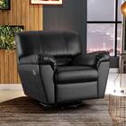 Poltrona Do Papai Reclinável Retrátil Taty D05 Corano Preto -