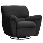 Poltrona Do Papai Reclinável Retrátil Taty Suede D05 Preto