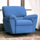 Poltrona Do Papai Reclinável Retrátil Taty Suede Indigo - Mpo