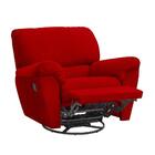 Poltrona Do Papai Reclinável Retrátil Taty Suede Vermelho